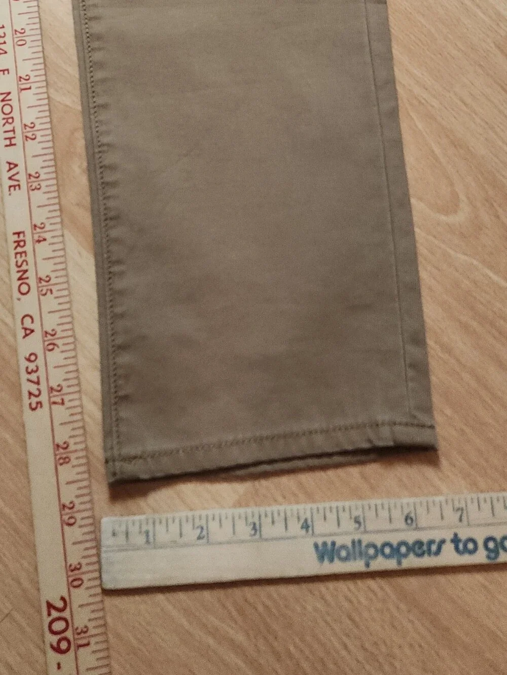 NWT J. Crew 484 Slim-fit Tan Khaki Pants Lightweight Stretch Twill Size 31 31×30